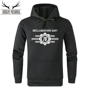 

2018 New Game Fallout 4 Printed Hoodies Men Fashion Casual Spring Autumn Polar Cotton Sweatshirt Pullovers Coat Male Clothes
