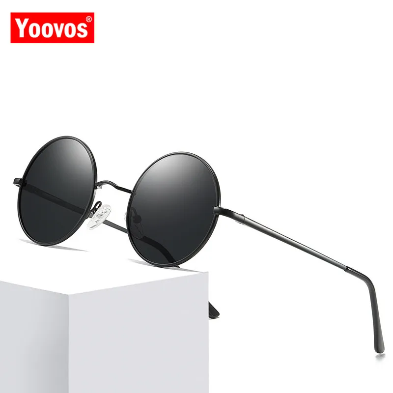 

Yoovos Polarized Sunglasses Women/Men 2019 Round Retro Vintage Sunglasses Women Polarized Brand Designer Oculos De Sol Gafas