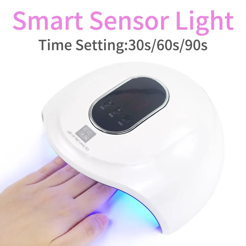

Professional Portable Nail Dryer Lamp For Nail Polish LED UV Lamp For Drying Nails 10s 30s 60s Timer Lamp For Manicure Gel Lamp