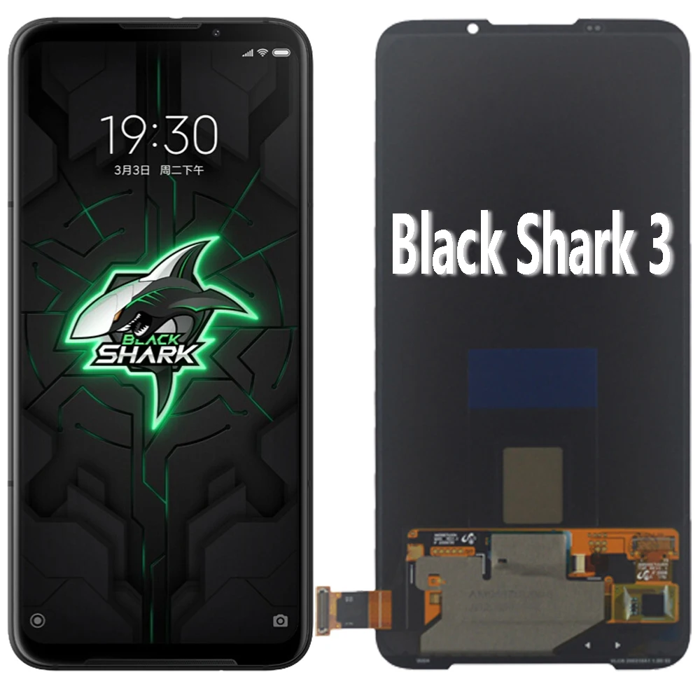 Оригинальный AMOLED 6 39 дюйма для Xiaomi Black Shark 3 KLE-H0 KLE-A0 ЖК-дисплей сенсорный дигитайзер