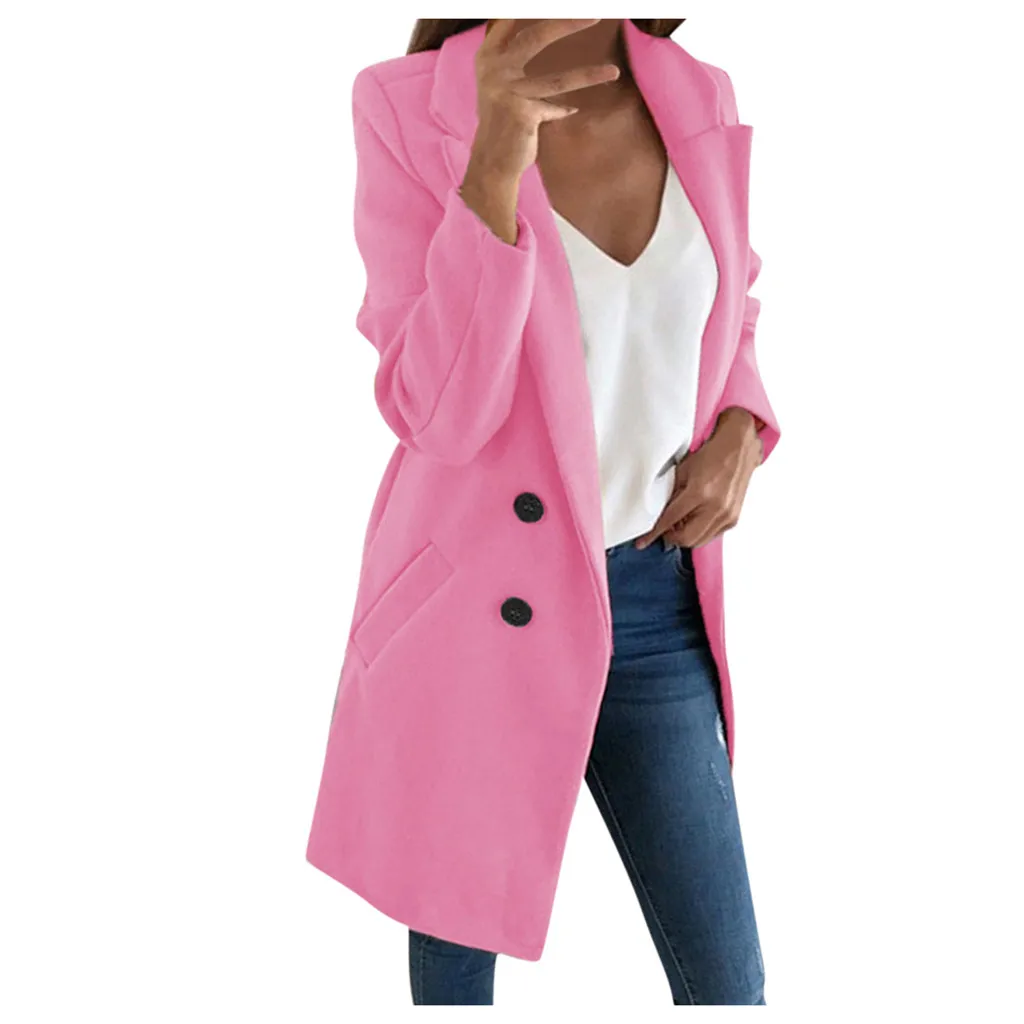 Женское элегантное Пальто из искусственной шерсти, тонкое Женское длинное Пальто, верхняя одежда, куртка, Пальто Женское, Пальто манто Femme