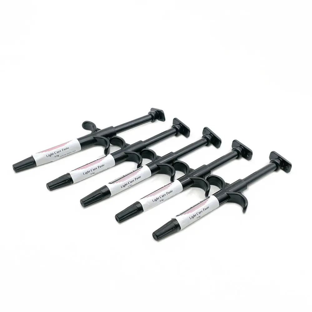 5pcs Orthodontic Dental Bracket Teeth Adhesive Light Cure Paste Dentist