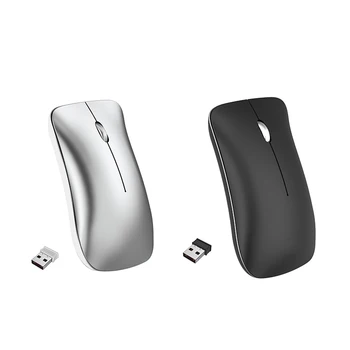 

T27 Mute Mouse 2.4G Wireless Mouse Rechargeable Office Mouse 1600Dpi Adjustable Bluetooth Mouse for PC Laptop
