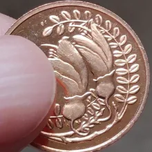 20 мм Новая Зеландия, настоящая комеморная монета, оригинальная коллекция