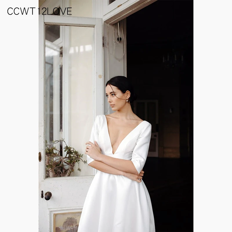 Women White Long Dress Elegant Big Swing V Neck Backless Floor Length Dress Ladies Satin Maxi Dress Summer