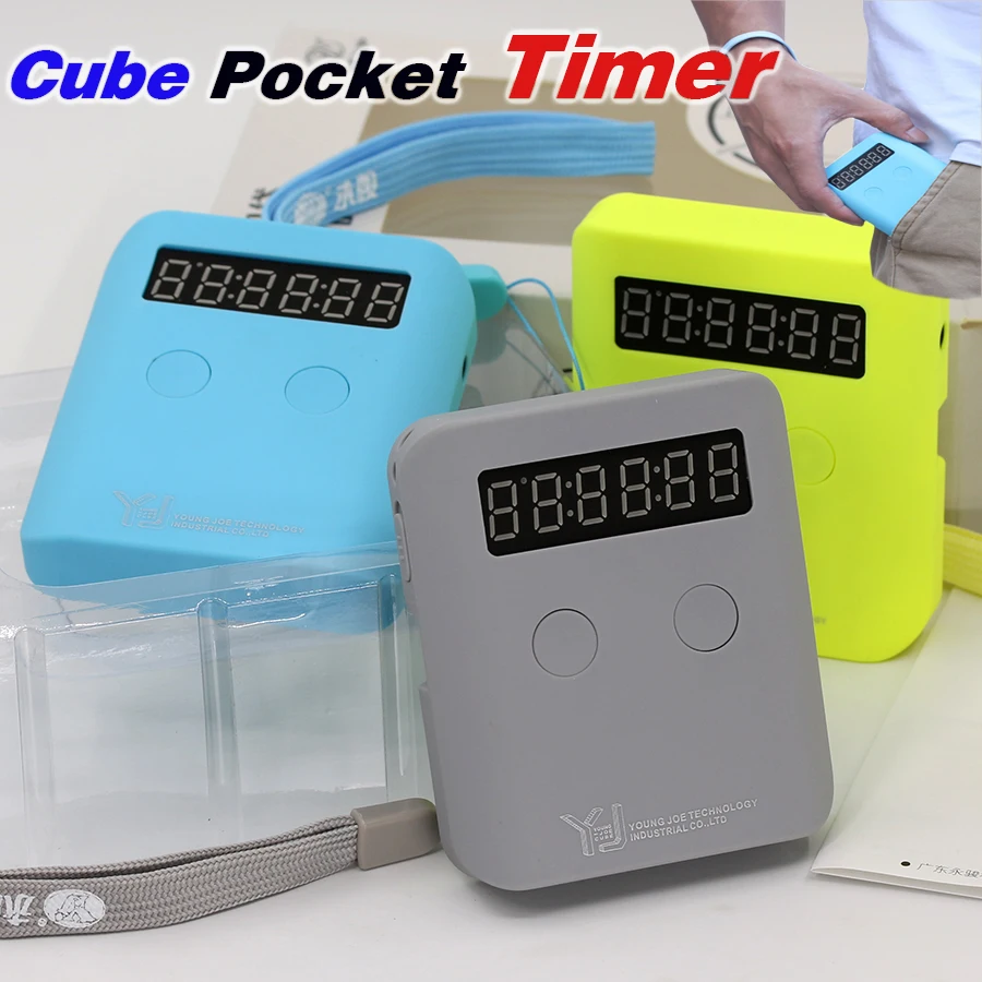

Magic cube YJ Timer 3x3x3 Cubes YongJun Pocket Competition Timer Professional Speed Cube Timers