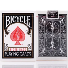 Велосипед классический черный Deck Rider обратно игральные карты стандартный индекс покер волшебные карты игры фокусы реквизит для мага