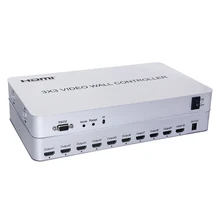 3x3 HDMI видео настенный процессор матричный контроллер Splicer сплиттер дисплей 3x2 2x2 3x1 1x3 2x3 4x2 2x4 HDMI видео контроллер с