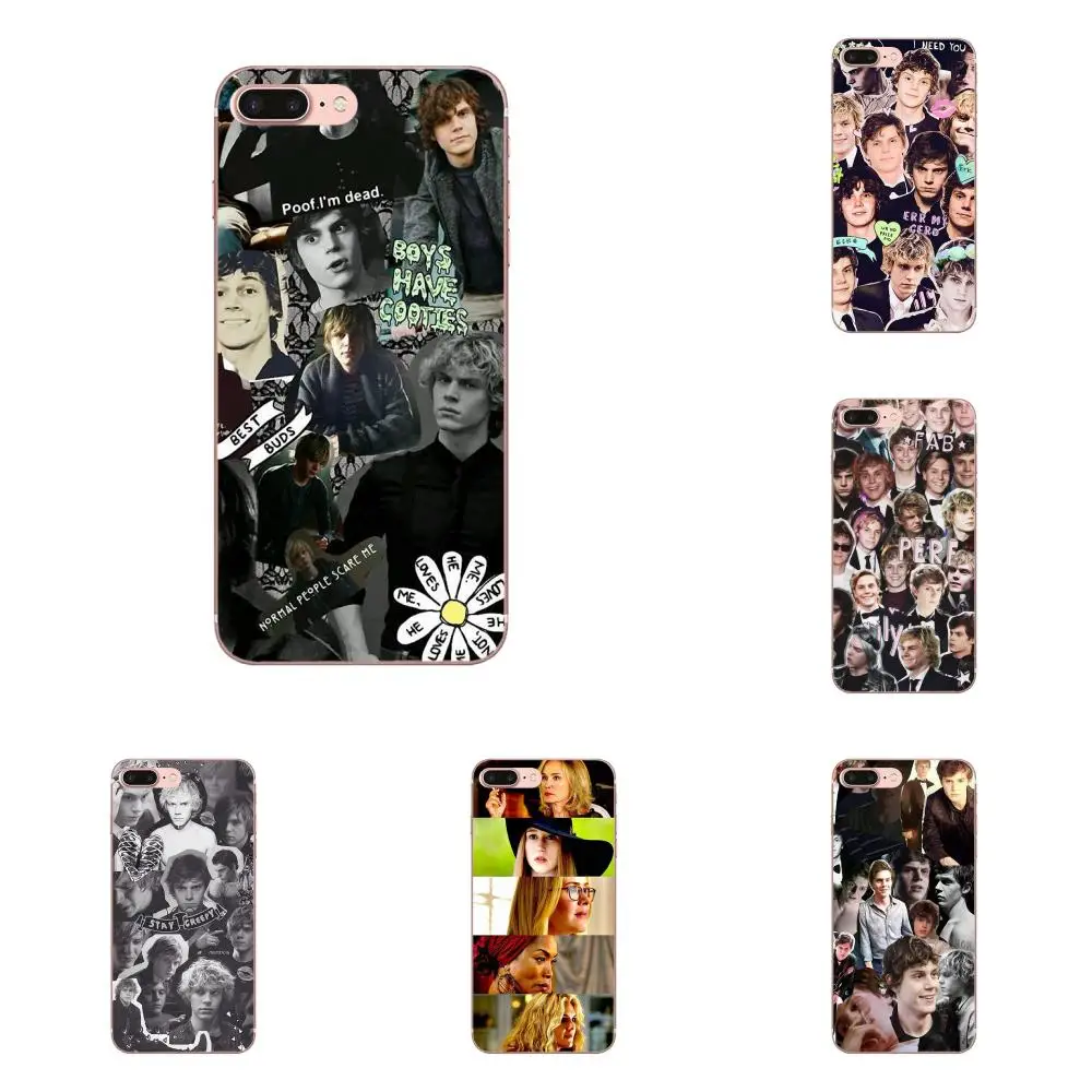 Силиконовый чехол для телефона iPhone 11 Pro Max Plus X XS XR 8 7 6S SE 4S 5 5C 2020 Evan Peters Collage|Бамперы| |