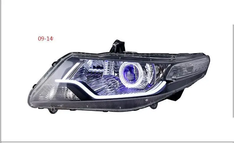 Automovil Cob Neblineros Para Авто Стайлинг DRL светодиодная лампа фары Задние Автомобильные фары в сборе 09 10 11 12 13 14 для Honda City