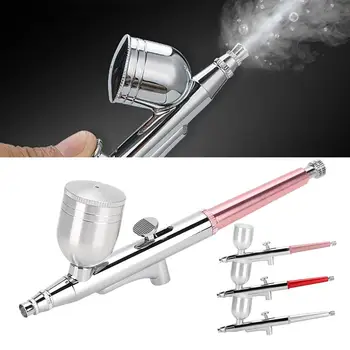 

0.3mm Airbrush Nozzle spray Gun Gravity Feed Double Action Air Brush Cake Tattoo Nail Art Tool Anti-Aging Oxygen Sprayer Facail