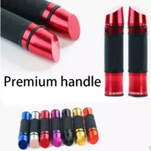 2 шт из алюминиевого сплава, анодированный CNC руль мотоцикла рукоятки для Racer Bike