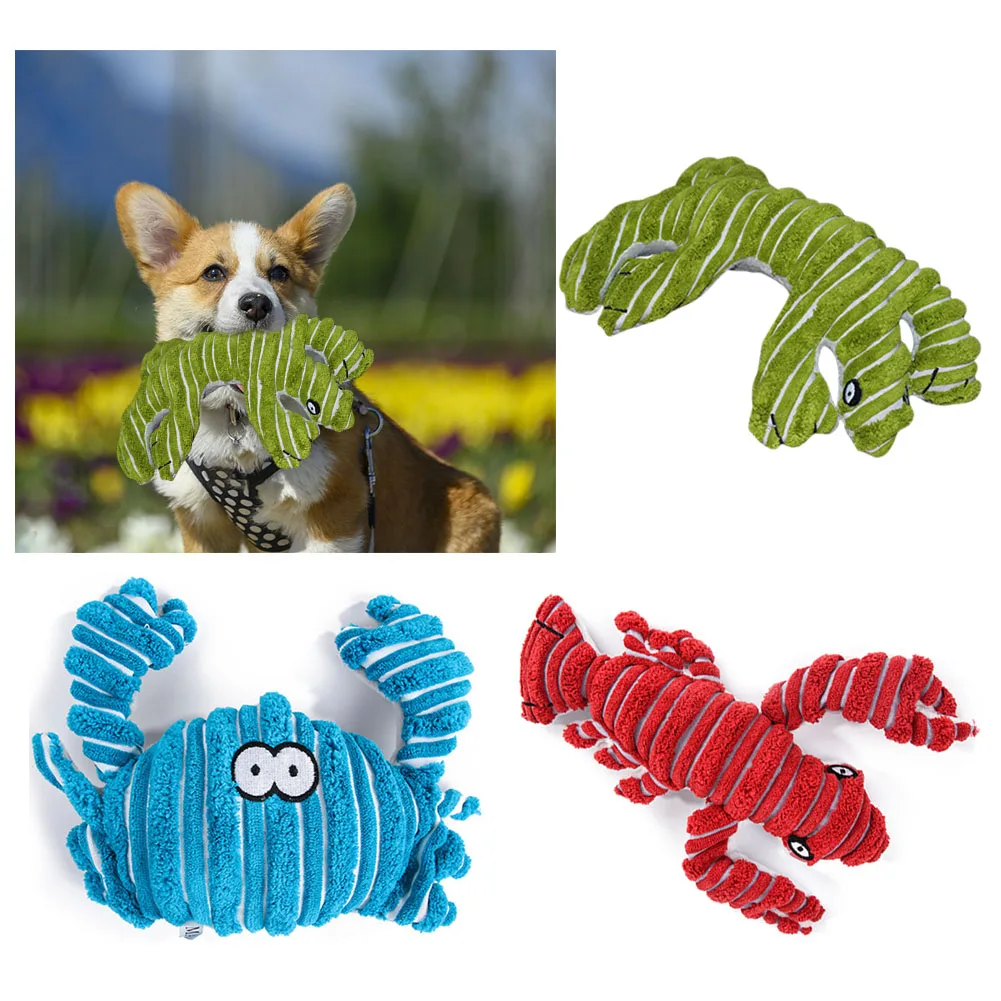 

Dog Plush Squeak Toy Puppy Chew Training Sounding Pet Fleece Toys Dogs and Cats Teething Training Toys Dropship