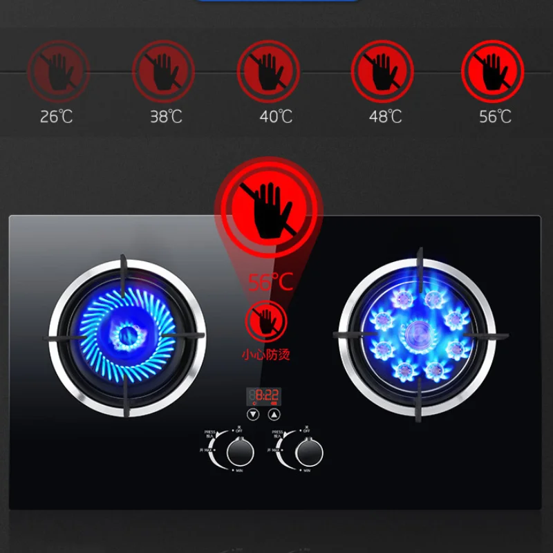 Двойная газовая плита Fierce бытовая плитка с натуральным газом для приготовления