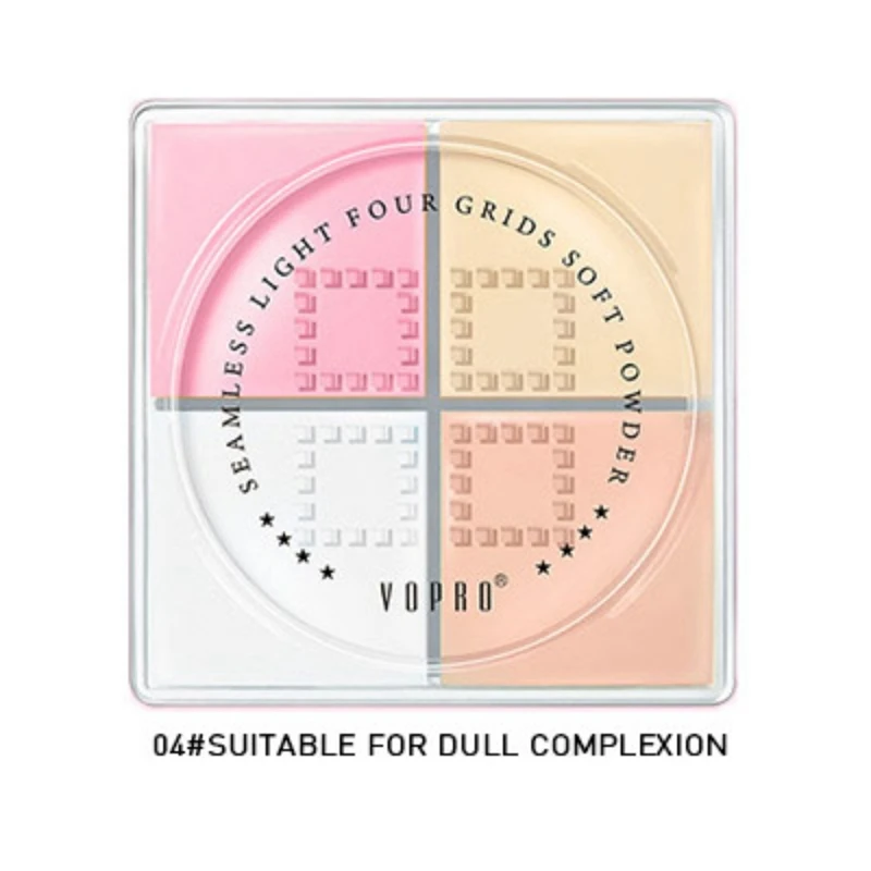 Silk Smooth Oil control набор из четырех сеток для макияжа, рассыпчатая пудра, водостойкий увлажняющий натуральный консилер, медовая пудра