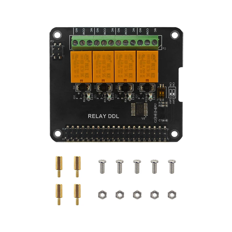 4 канальная плата реле для Raspberry Pi 4B / 3B +/3B расширения ходовой модуль управления