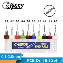 10 шт 0,1 мм до 1 мм PCB мини сверло твердосплавное сверло для сверления печатной платы ЧПУ сверла