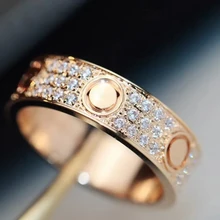 High-quality 2021 classic popular brand love ring engagement gift free packaging gift box