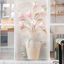 1 рулон, стеклянные наклейки для ванной комнаты, туалетный светильник, полупрозрачный непрозрачный туалетный матовое затемнение, оконная стеклянная пленка