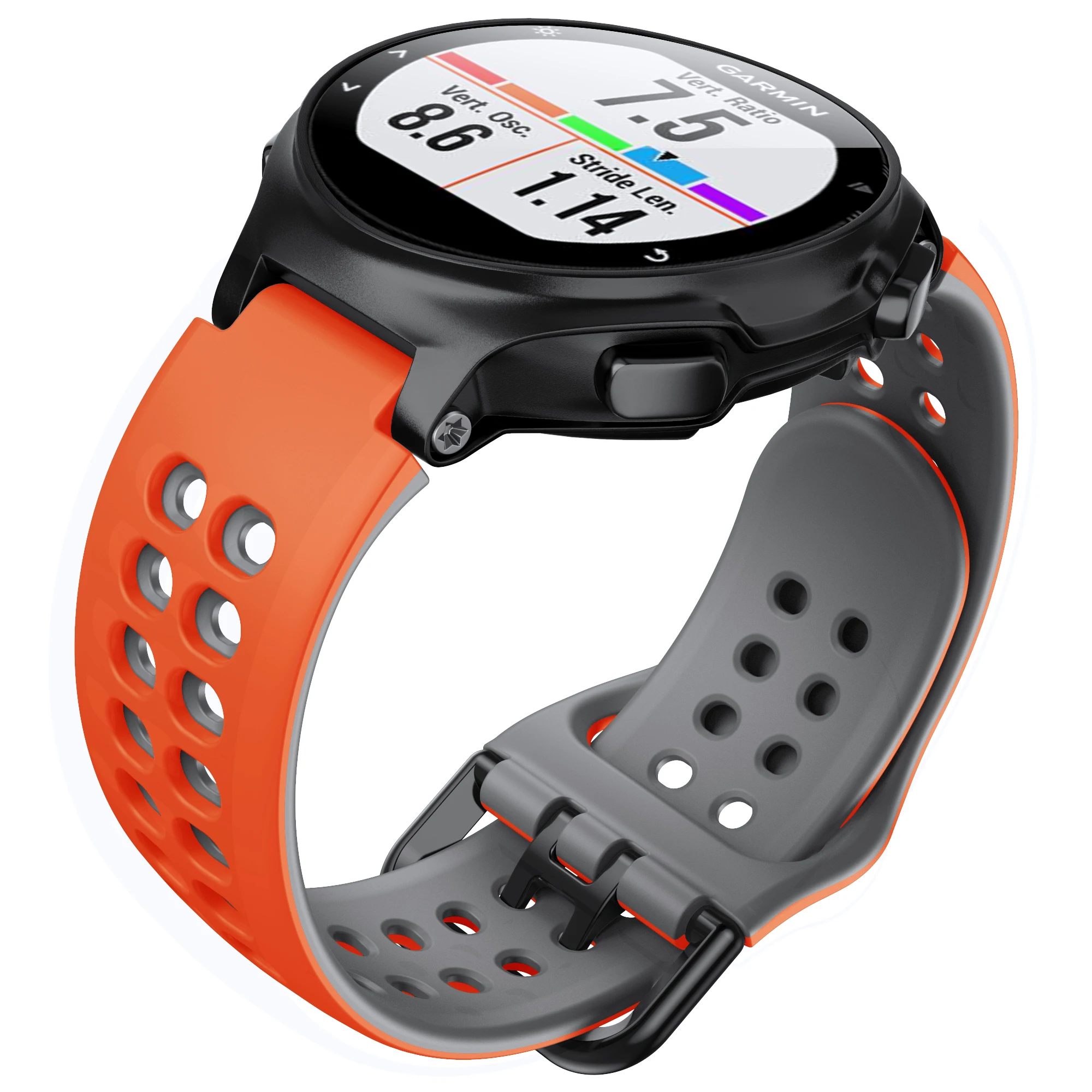 ANBEST Soft Slicone for Garmin Forerunner 230/235/620/630/735XT Two-color Recepalcement Smartwatch Accessories  for Man Woman