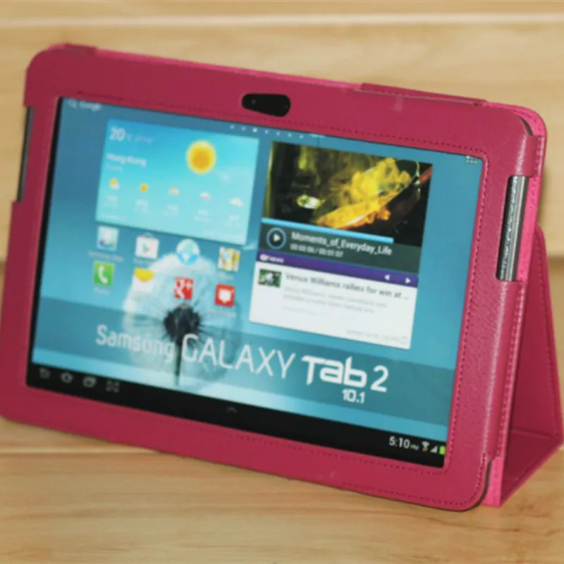 For Samsung Galaxy Tab 2 10 1inch Case Tablet Gt P5100 P5110 P5113 P7500 P7510 Pu Leather Flip Folio Gt P5110 P5100 Magnet Cover Tablets E Books Case Aliexpress
