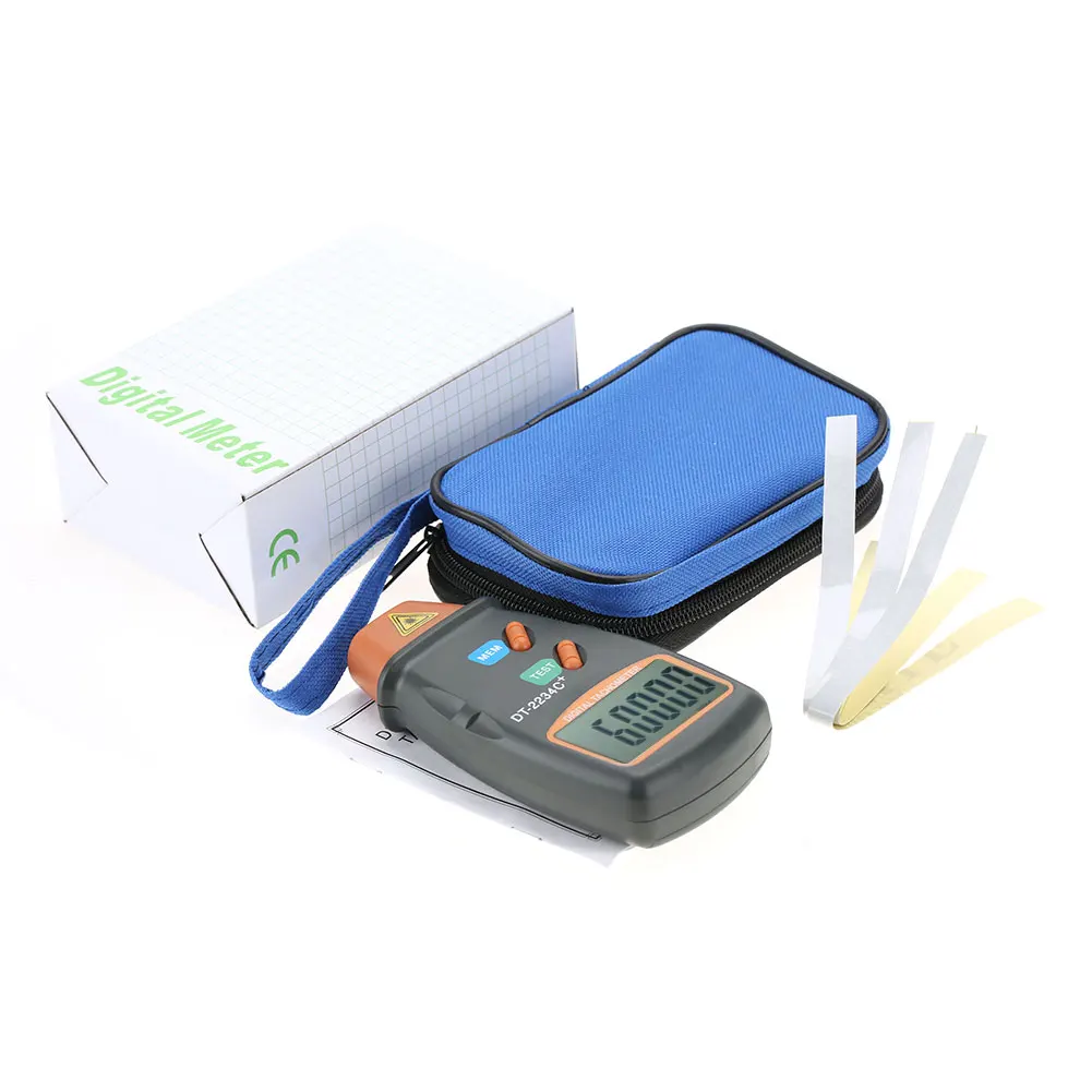 

DT-2234C+ Non-Contact Digital LCD Laser Photo Tachometer Mini RPM Tester Meter