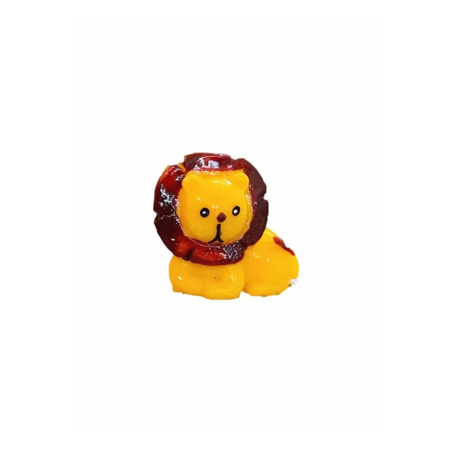 Resin Craft Flower Pot Micro Landscape Decoration Miniature Multicolor Signpost Horse Cow Deer Lion Elephant Decor 1Piece 3x3cm