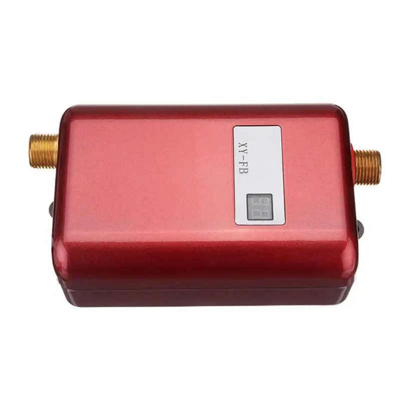 Мини безрезервуарный ЖК-цифровой водонагреватель мгновенный горячий кран кухонный нагревательный термостат US Plug Интеллектуальный энергосберегающий водонепроницаемый