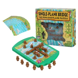 Crianças Enigma do IQ Brinquedos Educativos Crianças Jogos Do Cérebro Da Criança Urso Construir uma Ponte do Outro Lado Do Rio