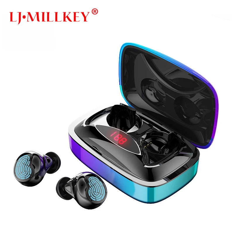 

Magnetic Wireless Bluetooth Earphone 6-8H Play Time Noise Cancelling Magnetic Sport Running Earphone With Dual Mic YZ292
