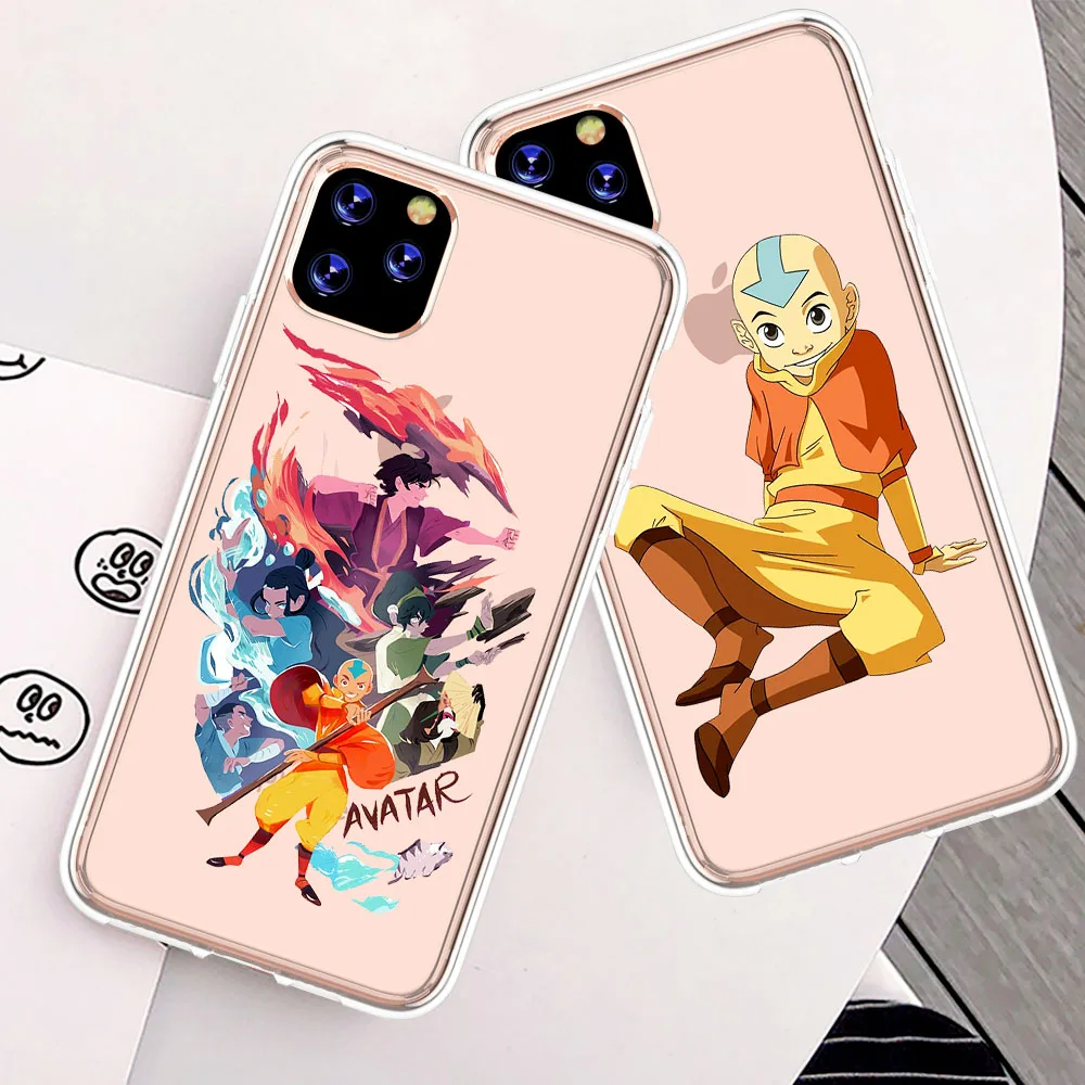

Soft TPU Phone Case For iPhone XR 10 11 Pro max 8 7 6 6S Plus X XS Max 5 5S SE 2020 Avatar the last airbender Cover Coque