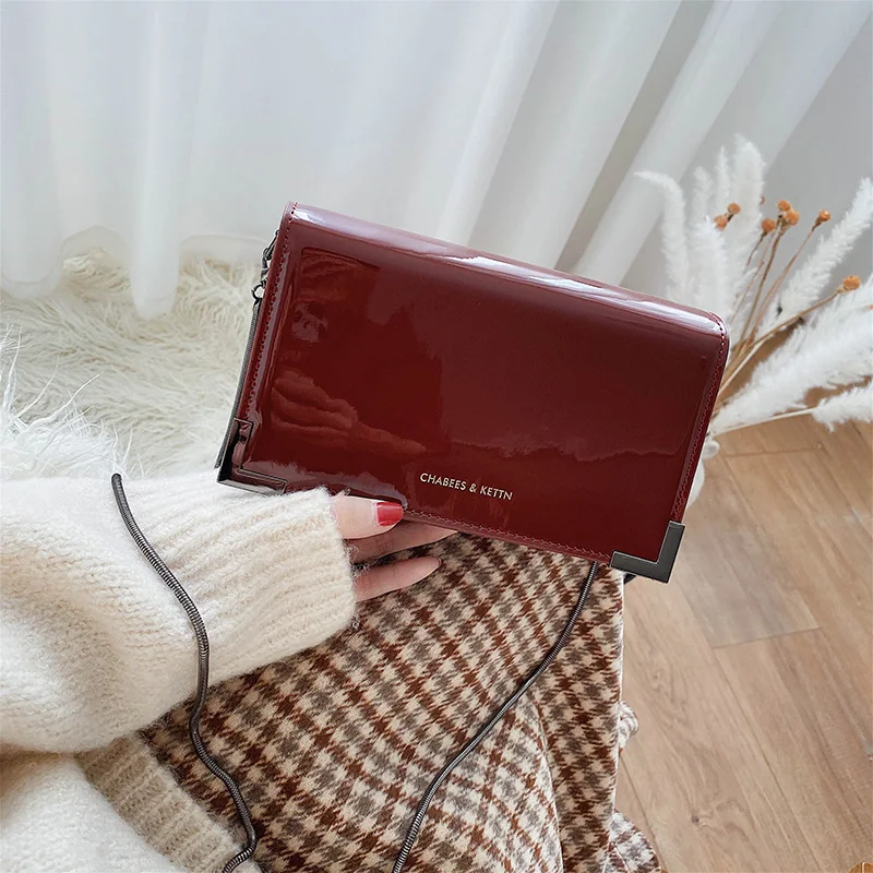 

Bolsos Mujer fashion Smooth PU Shoulder Bag For Women 2019 Luxury Handbags Women Bags Designer Female Chain Crossbody Bags Sac C