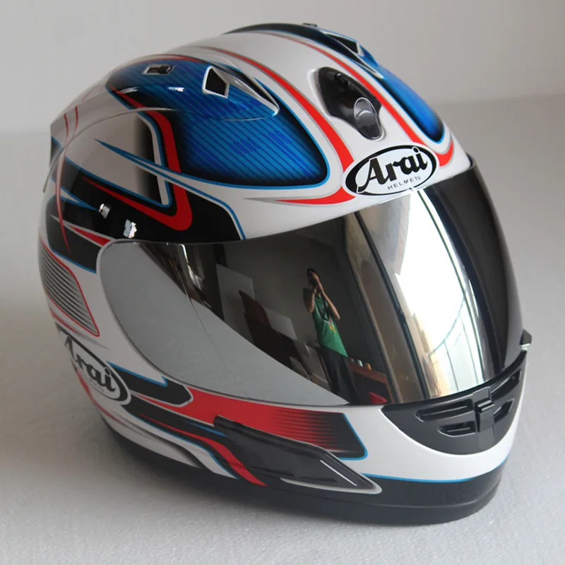 Мотоциклетный шлем ARAI helmet Rx7-top RR5 pedro мотоциклетный шлем - Цвет: 4