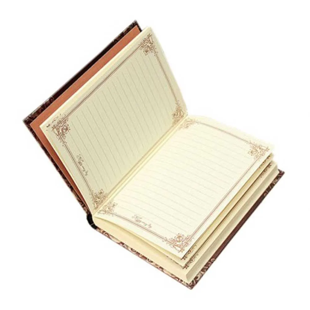Retro Vintage Personal Notebook Daily Diary Journal Organiser Book School Office Use Dark brown Retro Vintage Personal Notebook Daily Diary Journal Organiser Book School Office Use Dark brown