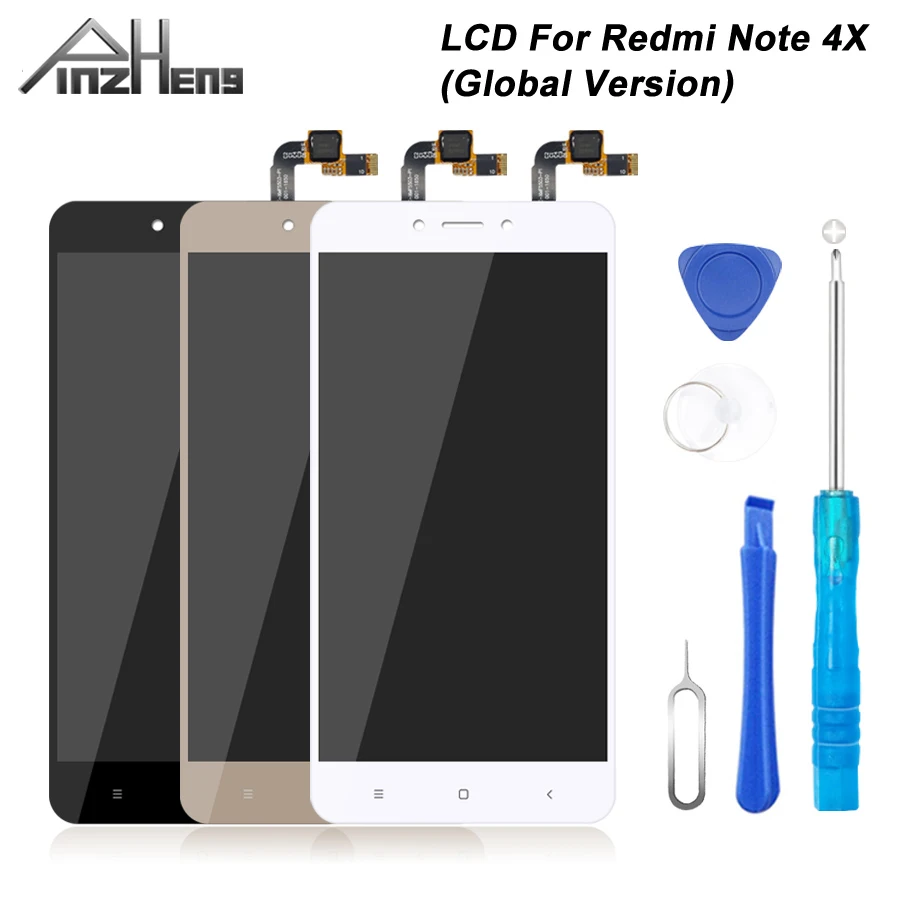 PINZHENG 100% AAAA Оригинальный ЖК дисплей для Xiaomi Redmi Note 4X экран LCD глобальная версия