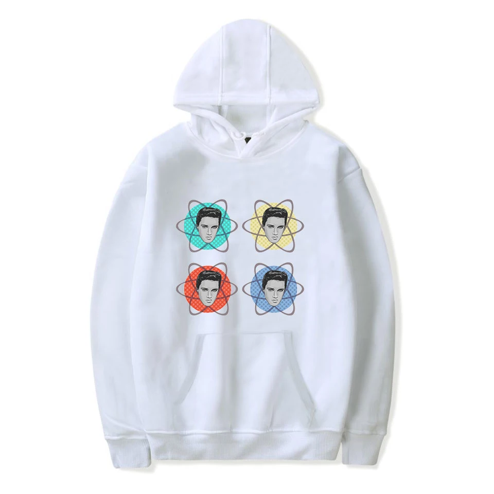 Модные толстовки Elvis Presley для мужчин и женщин хлопковая уличная одежда в стиле