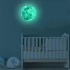 Heat Sell Luminous Moon DIY 3D Large Wall Sticker for Kids Living Room Bedroom Fluorescent Home Decor Decals Glow In The Dark ► Photo 3/6