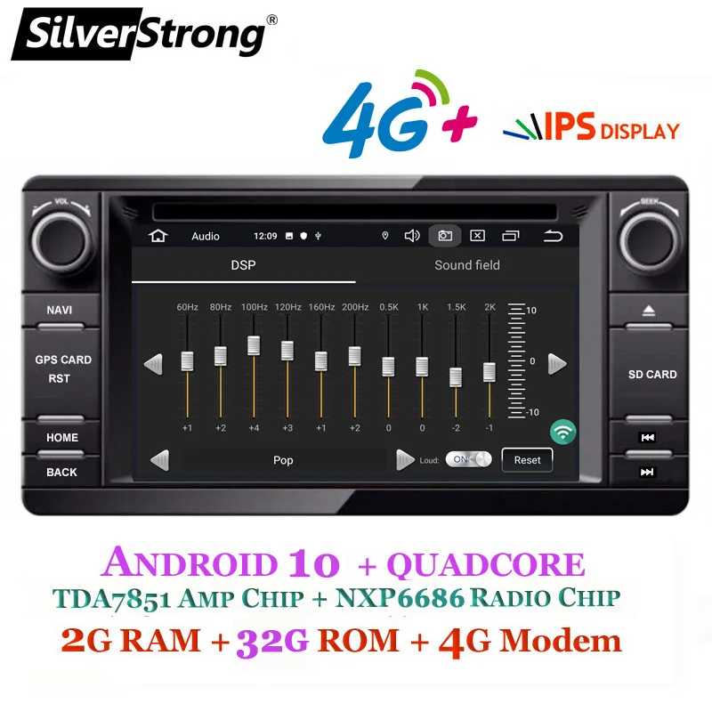 DVD проигрыватель SilverStrong на базе Android 2014 2din GPS для MITSUBISHI OUTLANDER 2017 Outlander Pajero CARPLAY DAB +
