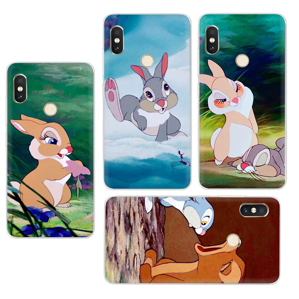 Жесткий чехол EWAU Bambi Thumper для телефона для Xiaomi Mi Mix 2S Max 3 F1 5s 6 8 9 SE A1 A2 Lite 9T CC9e A3 Pro