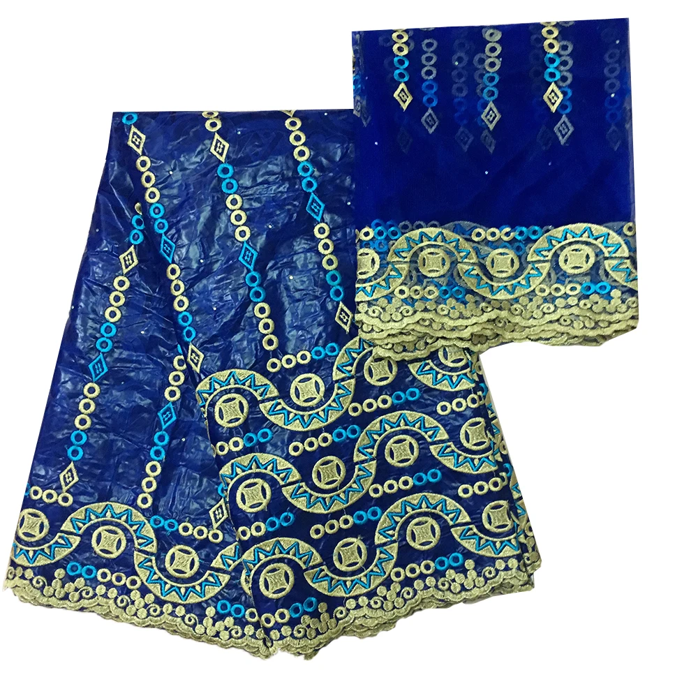 

Bazin Riche Fashion 2022 Nouveau Blue African Fabric Basin Riche Fabrics Jacquard Brocade Fabric Nigerian Gele Headtie 7yard/lot