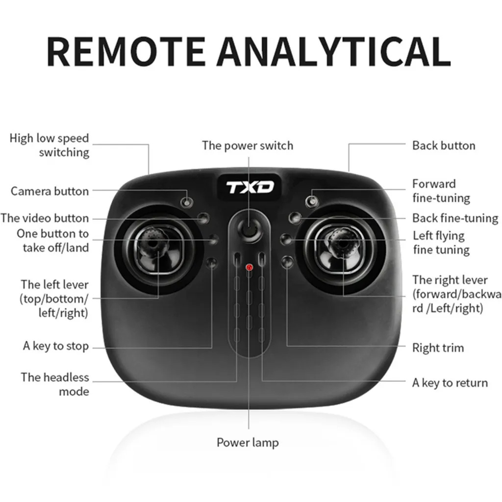 TXD-8S 2,4G 4CH режим удержания высоты Безголовый пульт дистанционного управления Квадрокоптер Дрон вертолет игрушки для детей