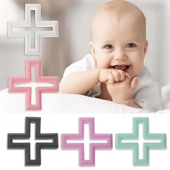 

1pc Silicone Teether Necklace Pandent BPA Free Baby Nursing Toy Pacifier Chain Decoration R9UE