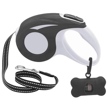 

Retractable Dog Leash, Retractable Leash with Free Waste Bag , 16Ft Length Dog Leash Meet the Balance Between Free and Under-