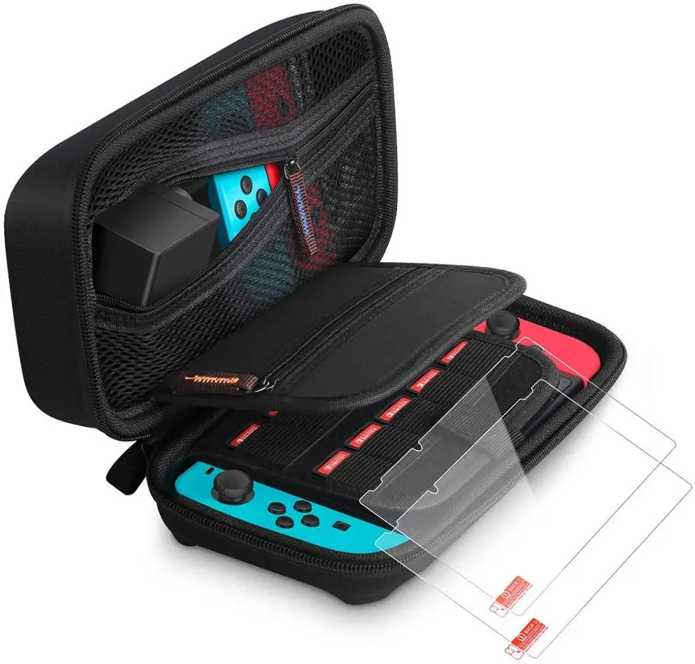 Upgrated Thicken Nintend Switch Hard Case for Nintendo NS Accessories Large Shell Travel Carrying bag AC Charger | Электроника