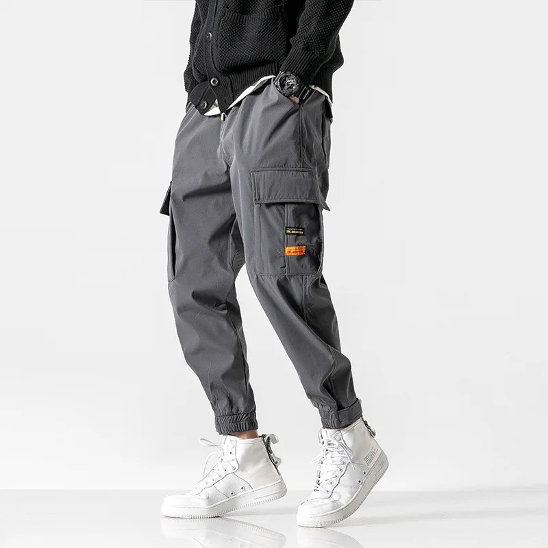 

City Where the Product Winter Thick Loose Bib Overall Plus-sized Men's Trousers MEN'S Ninth Pants Ankle Banded Pants