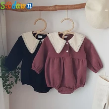 Sodawn/ Ins/Одежда для маленьких девочек; комбинезон принцессы; милый кружевной комбинезон с вырезом сбоку; одежда для малышей; Одежда для девочек