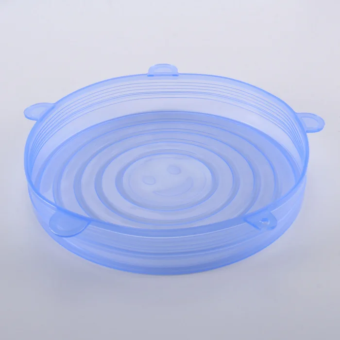 Reusable Silicone Food Lid Bowl Covers Wrap Food Fresh-keeping Stretchable Household Kitchen Kit GHS99