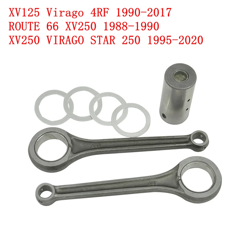 Шатун коленчатого вала мотоцикла для Yamaha Virago XV125 90-17 XV250 95-20 ROUTE 66 88-90 VIRAGO 250 STAR |