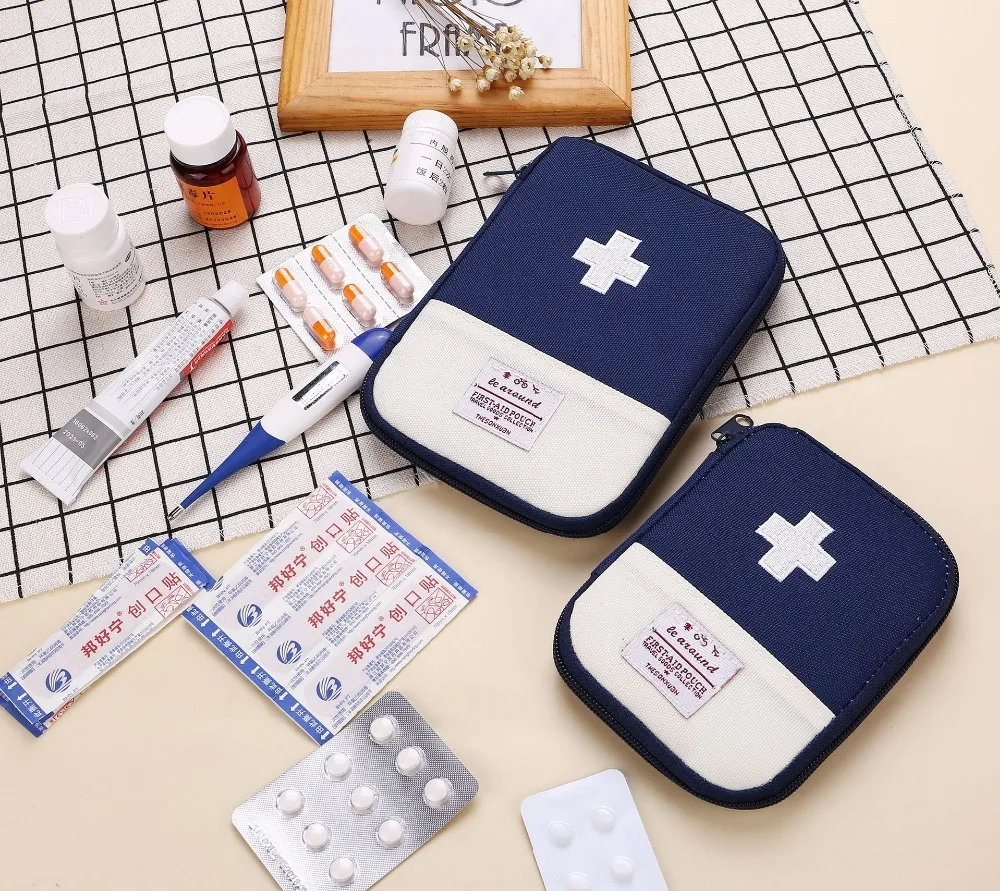 Портативный Открытый аптечка сумка Сумка дорожная упаковка для лекарств аварийный набор сумки маленький медицинский Органайзер для хранения