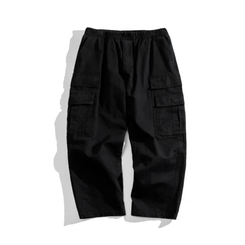 Black Уличные комбинезоны мужские модные однотонные осенние брюки свободные повседневные Мужская одежда мужские брюки Модные мужские DD6CK - Цвет: Black